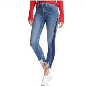 Hudson Jeans Holly High Rise Skinny Crop Denim Jean Size 30